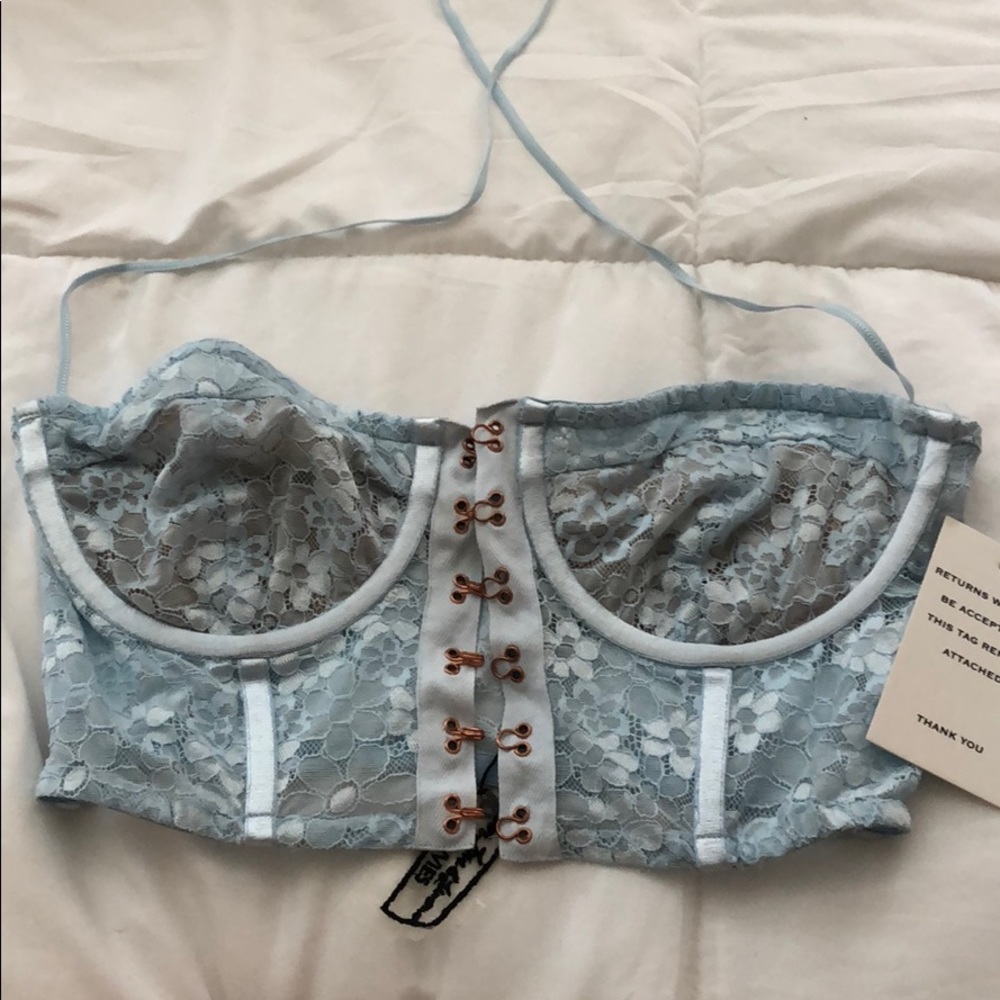 FOR LOVE & LEMONS BUSTIER TOP